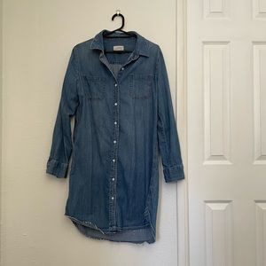 Denim shirt dress sz S